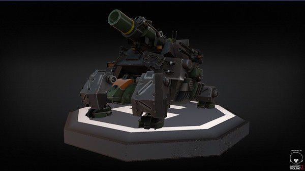 ゾイド: RZ-013 Cannon Tortoise(3D)