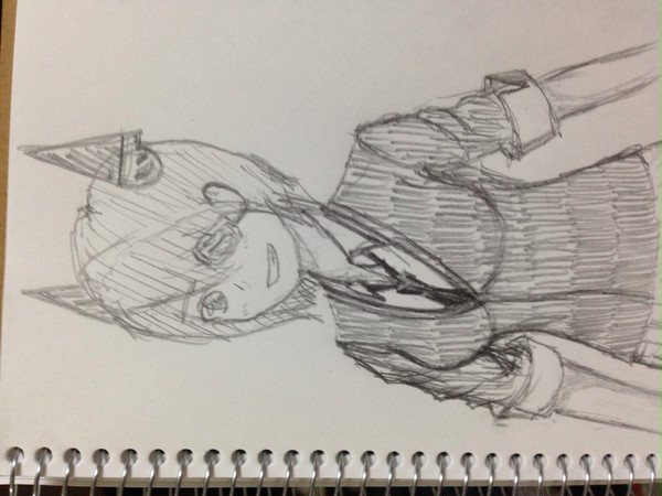 天龍くん描いた