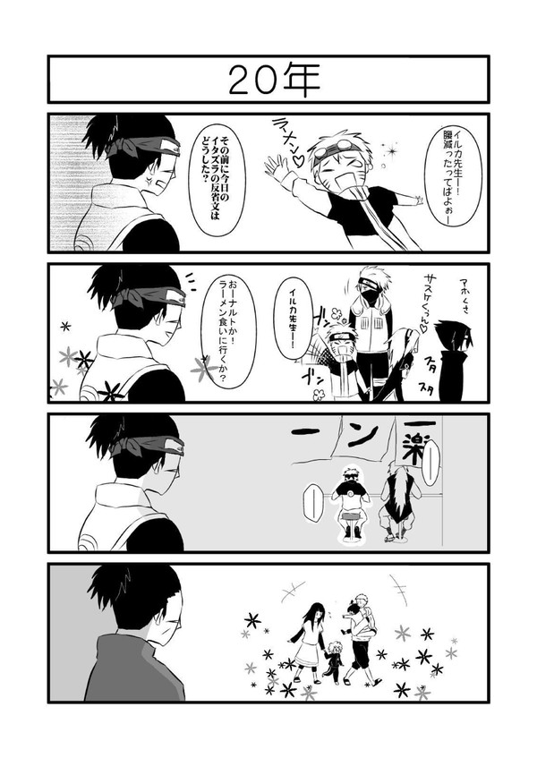 イルカ先生とナルトくんの約20年