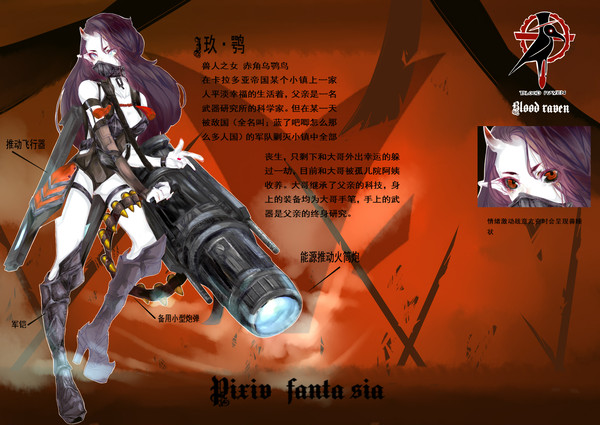 PFT 玖鹗人设 ルビレア戦跡の戦い BLOOD_RAVEN