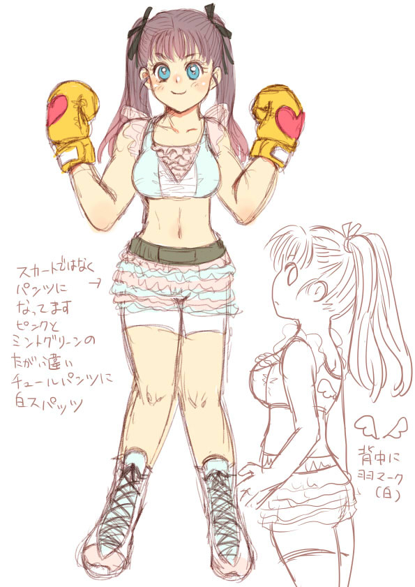 創作女子ボクサー