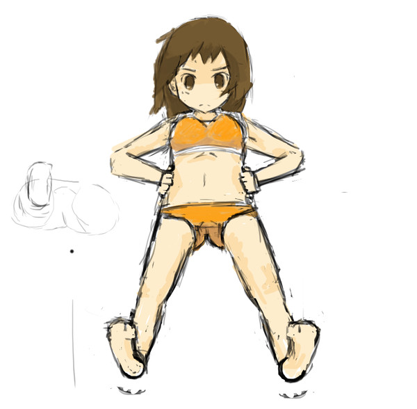 水着のつもり