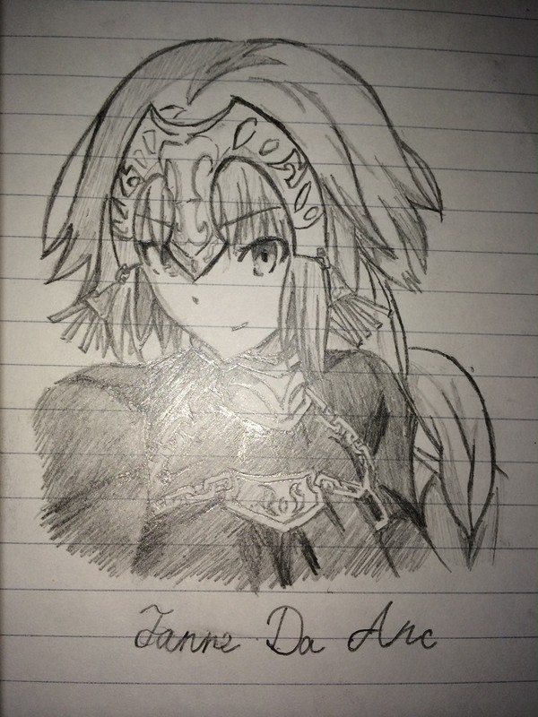 [模写]Fate/Zero ジャンヌ・ダルク[シャーペン]