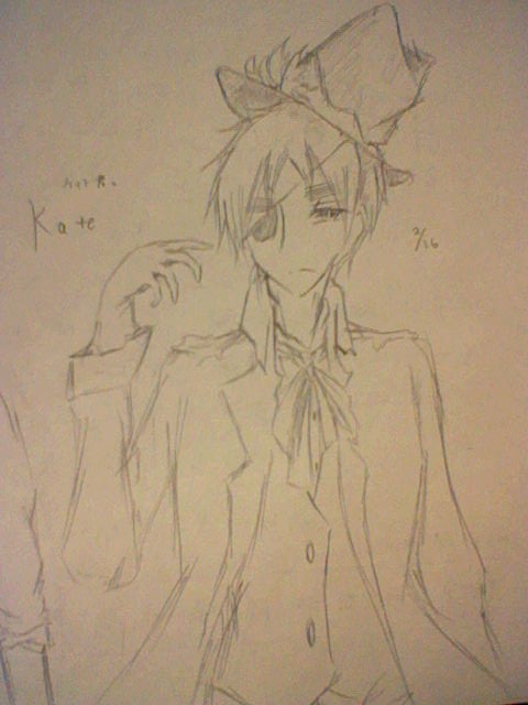 ヘタリア　イギリス　描いてみたヾ(o´∀｀o)ﾉ