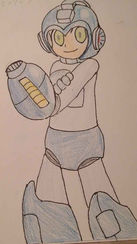 ロックマン描いてみた