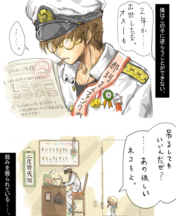 握られている系提督