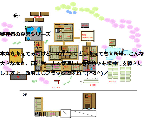 審神者の憂鬱シリーズ#本丸見取り図