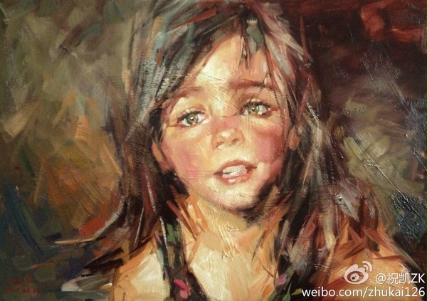 祝凯油画