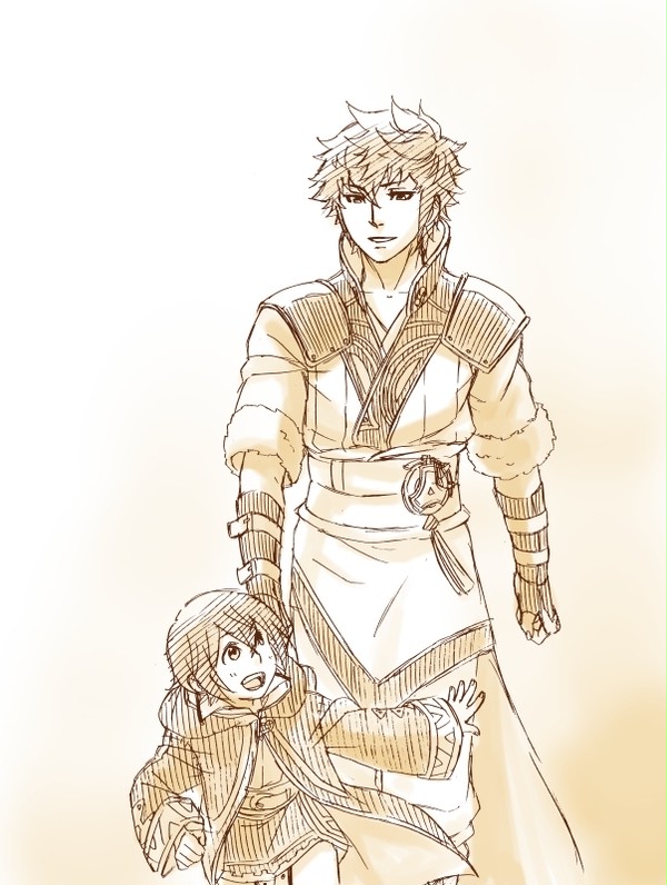 父と子と、周りの人々。