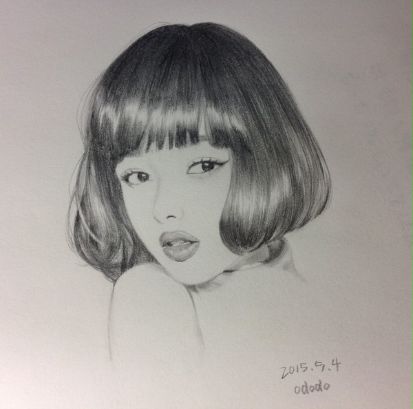 玉城ティナ 似顔絵2