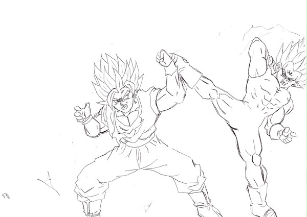 ドラゴンボール　悟空VSベジータ