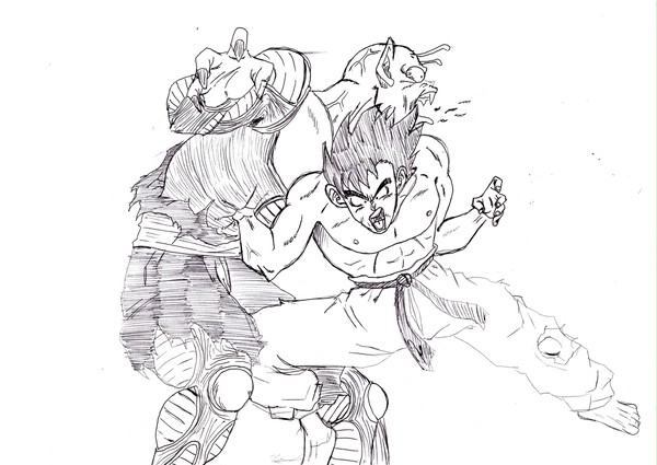 ドラゴンボール　悟空VSマジュニア