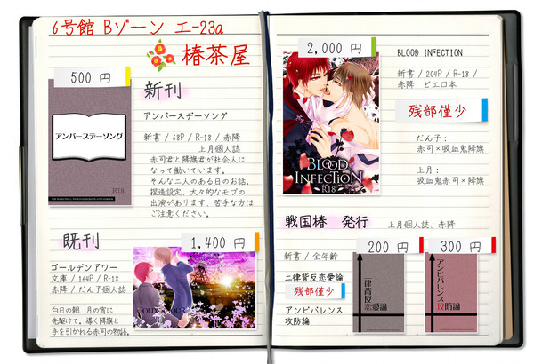 5/10『DC RETURNS 6』おしながき【赤降小説】