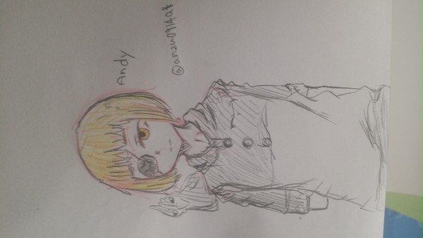 アンディに私服
