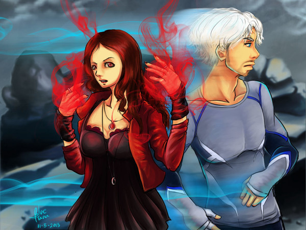 Scarletwitch&Quicksilver Fan art