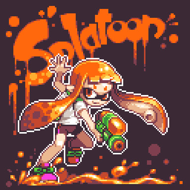 【ドット絵】Splatoon