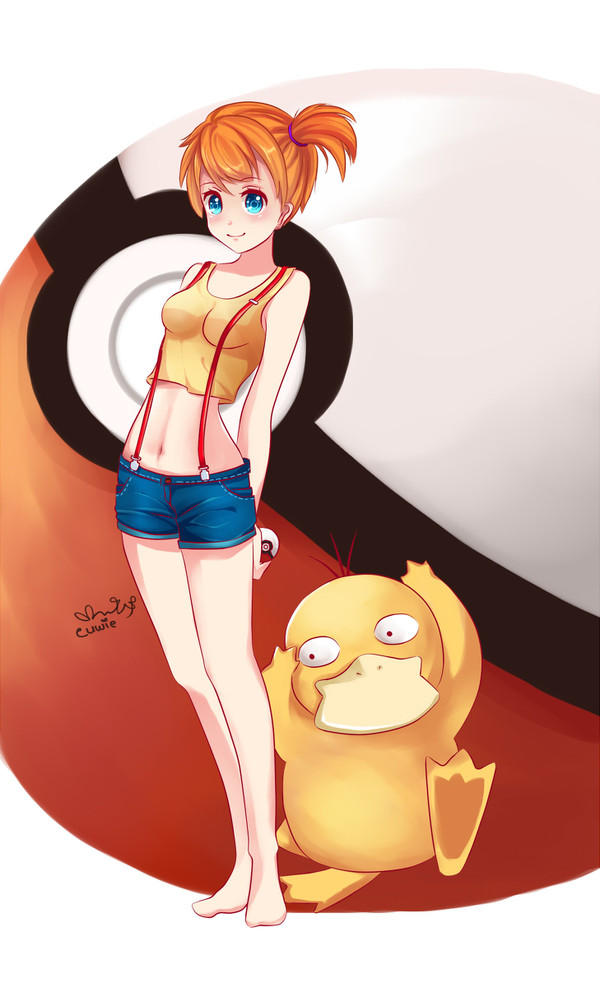 Misty and Psyduck