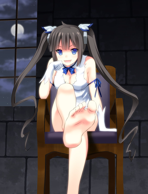 月夜のヘスティア様