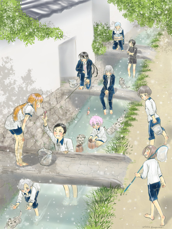水遊び