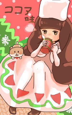 ココア味クッキー