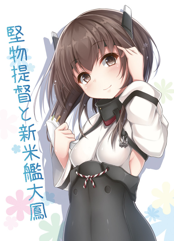 【新刊小説】「堅物提督と新米艦大鳳」 表紙