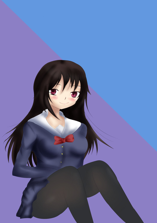 黒髪少女