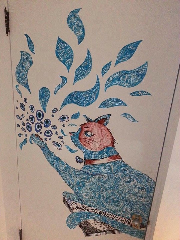 The cat.