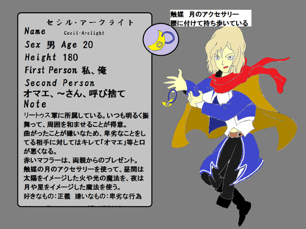 【FWMW】セシル・アークライト【キャラシ】