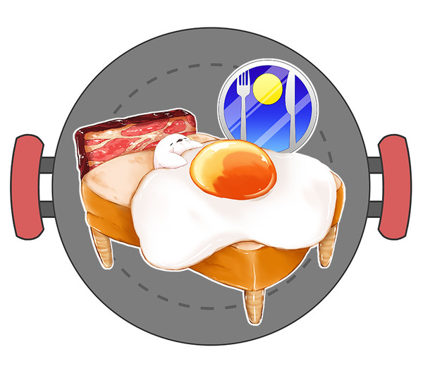 朝食の夢を見る