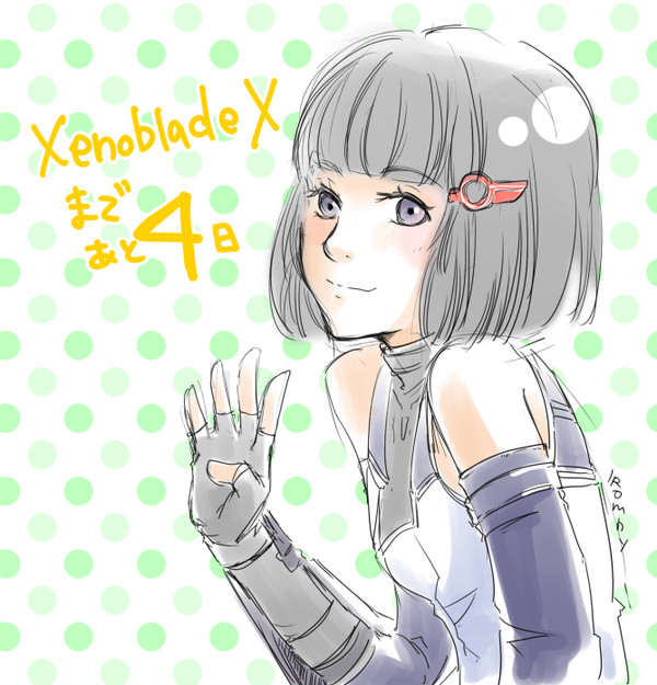 ゼノブレイドクロスカウントダウン風らくがき