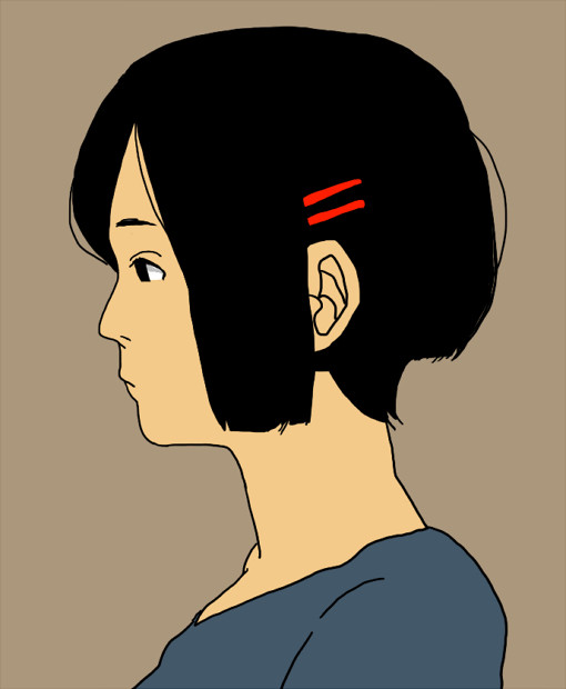 横顔