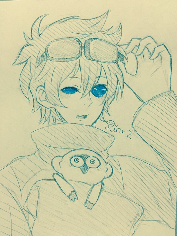 レオくん落書き