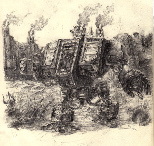 Dark Angel Venerable Dreadnought