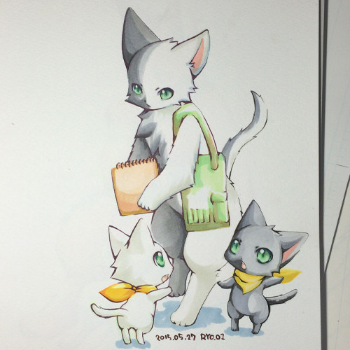 スケッチブックの落描きたち。