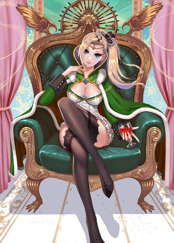 若い美女領主