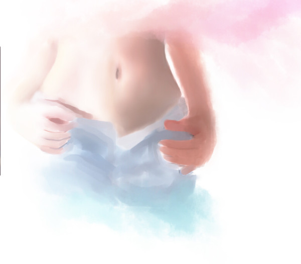 腹