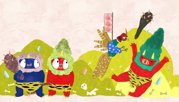 Momotaro. 桃太郎