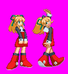 【ドット絵】　ロールちゃん