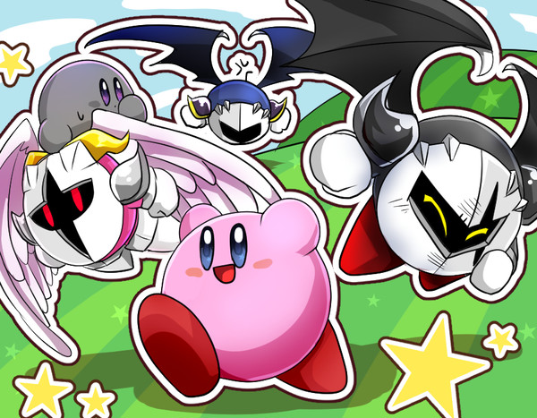 ゲームの球体達がアニカビの世界に行く話