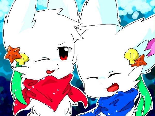 作者キャラ！双子！