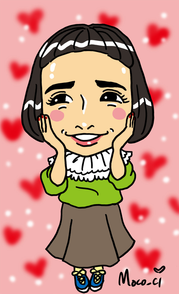 前髪切りすぎた女子♪