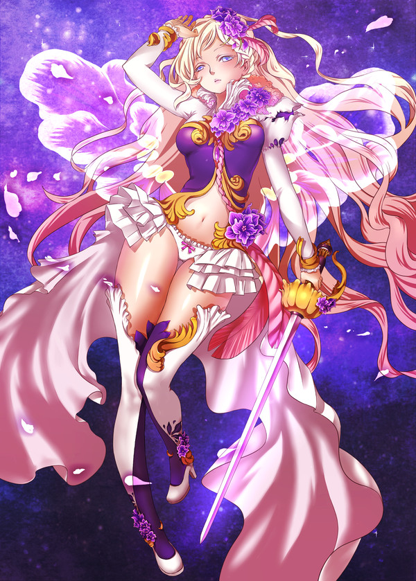 ミリオンアーサーイラコン　剣術の城　花剣士
