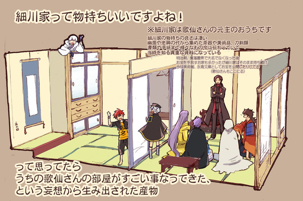 うちの刀剣男士のお部屋探訪