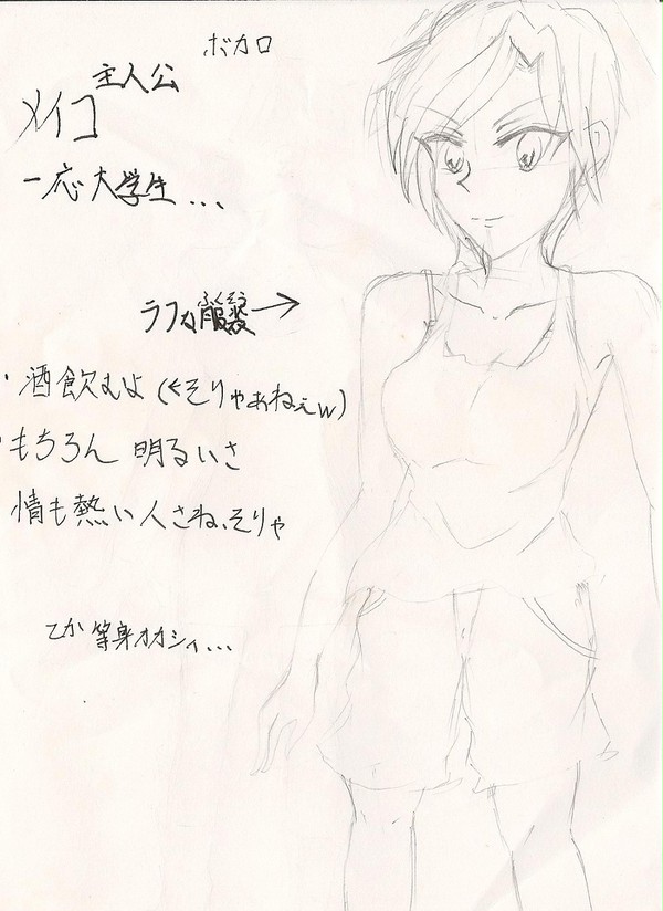 漫画設定！！～メインキャラ編～