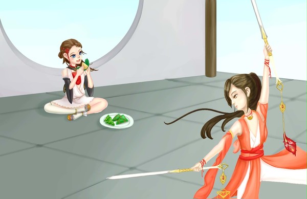 吃粽子
