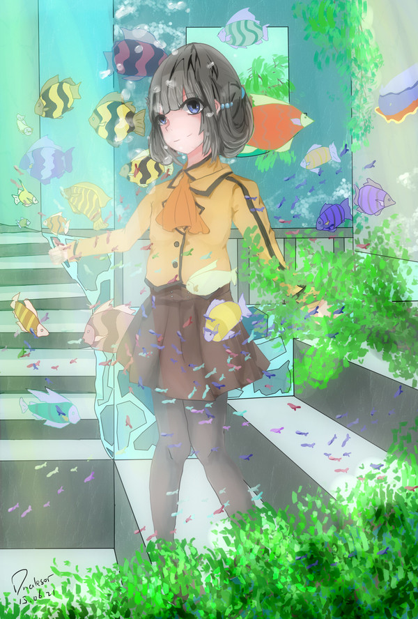 私は海にはまったとき