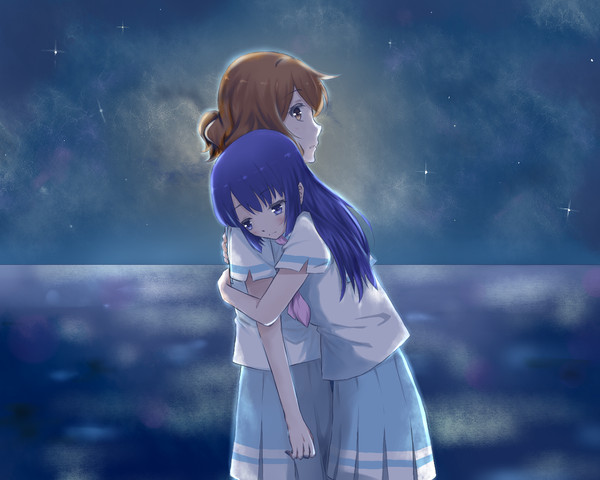 ハグ。