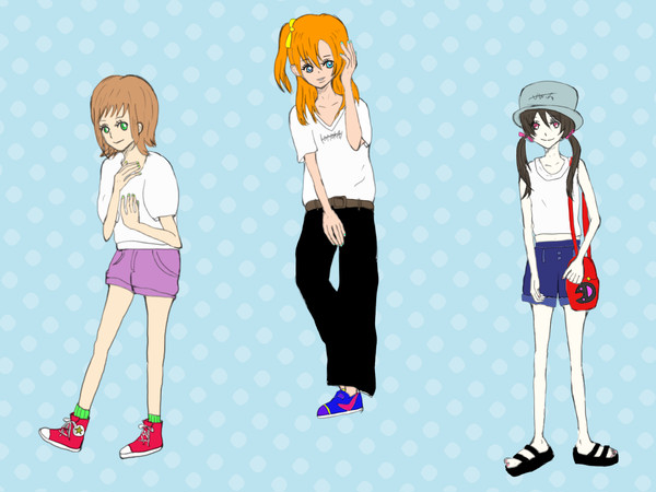 【ラブライブ!】ツバサ、ほのか、にこ【私服】