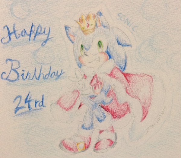 ソニックお誕生日おめでとう!!24周年!