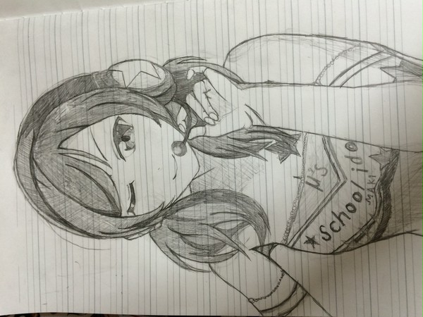 初めて描いた 真姫ちゃん